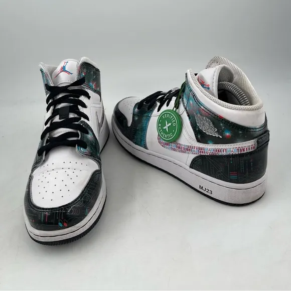 👞 Nike Kids Air Jordan 1 “Take Flight” SE GS - SZ 6.5Y -Multicolor Sneakers Shoe
