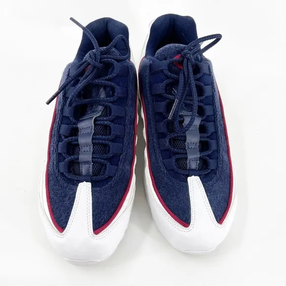 ✅ NWT Nike Air Max 95 LX Women’s Running Shoes White Blue Red Shoes SIZE 10