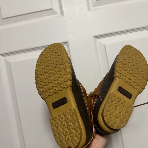 $149 L. L. Bean Duck Boots Tan/Brown
