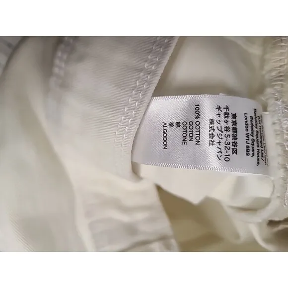 2 New GAP Denim Women’s White 5 pocket  Denim Skirt Sz. 14/32 -16/33