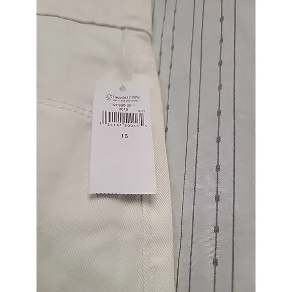 2 New GAP Denim Women’s White 5 pocket  Denim Skirt Sz. 14/32 -16/33