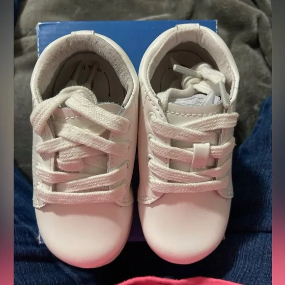 2 pairs of baby shoes (Pollo and Stride Right)