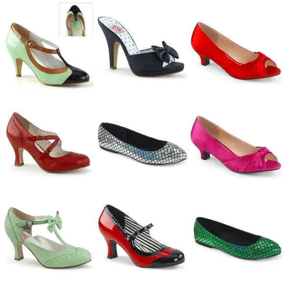 3 Pairs Mystery Box Pin Up Shoes