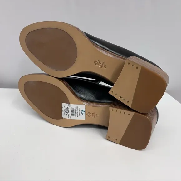 3.1 Phillip Lim Leather Shoes Black NIB $525 Embroidered Cool‎ Heels Size 37 7