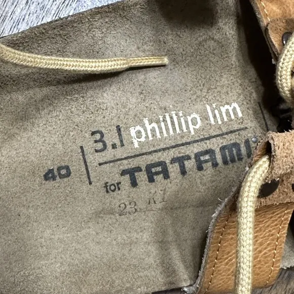3.1 Phillip Lim Tatami x Birkenstock Sandal NEW Sz. 40 Brown Leather