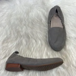 Abeo BioSystem Jean Grey Suede Loafer Flats Sz 7 NARROW WIDTH