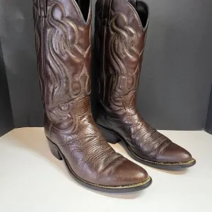 Acme Men's Brown Western Cowboy Boots