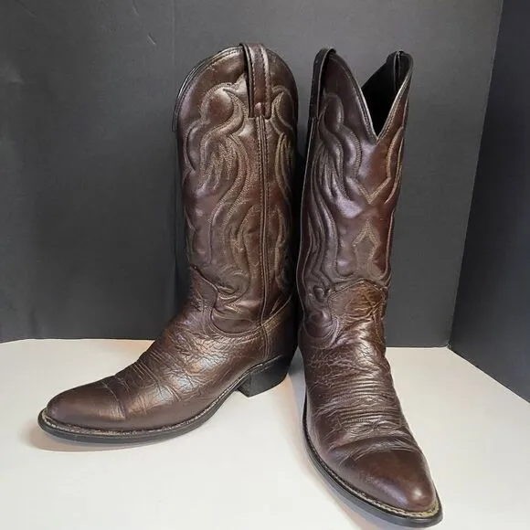Acme Men's Brown Western Cowboy Boots