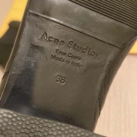 ACNE STUDIOS JENSEN BOOTS . Size 36 . Made in Italy