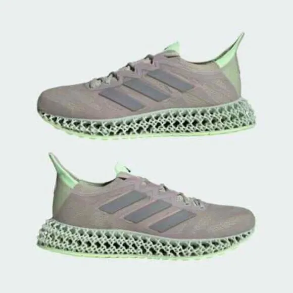 Adidas 4DFWD 3 Low Womens Running Shoes Gray Silver Green ID3499 NEW Multi Sz