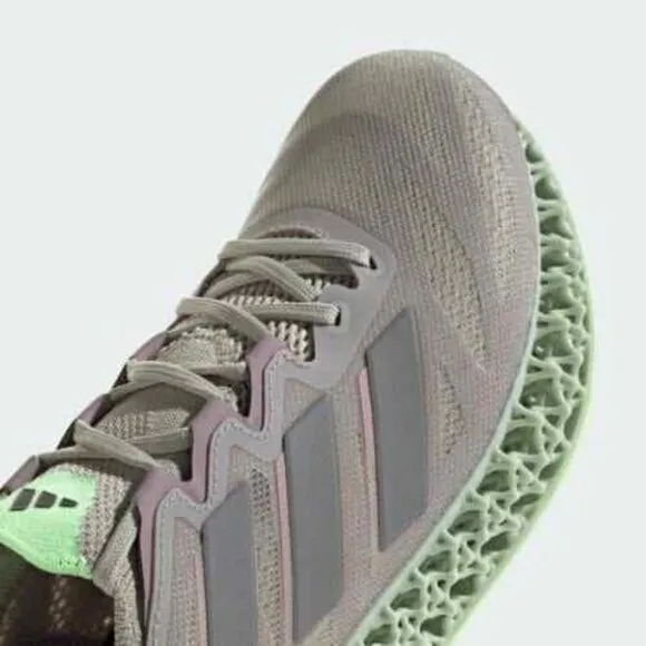 Adidas 4DFWD 3 Low Womens Running Shoes Gray Silver Green ID3499 NEW Multi Sz
