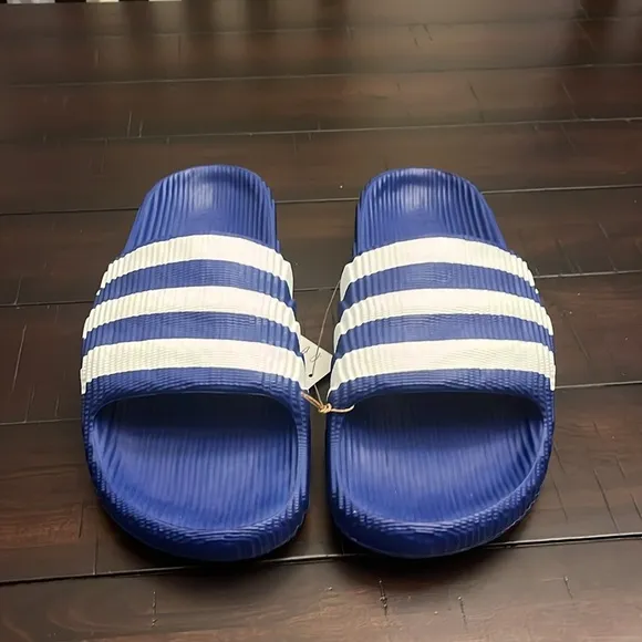 Adidas Adilette 22 Slides Sandals Shoes new IF3667 Royal Blue Mens Sizes