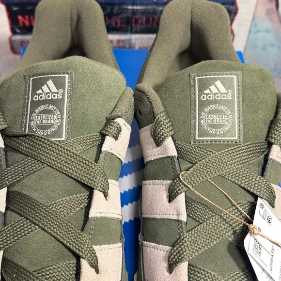 ADIDAS Adimatic IE9864 Olive Green / Beige Sneakers Size 13