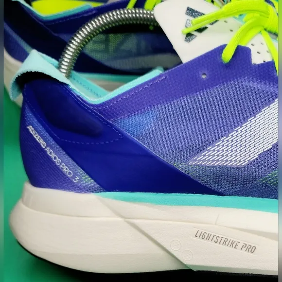 Adidas Adizero Adios Pro 3 Running Shoes Cobalt Blue/Zero Metallic Sz 13 Men NIB