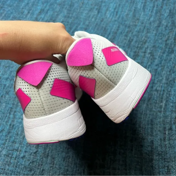 Adidas Adizero SL Running Shoes in White Lucid Blue Fuchsia