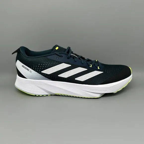 Adidas Adizero SL Running Shoes White / Wonder Blue ID6921 Men's Size 13