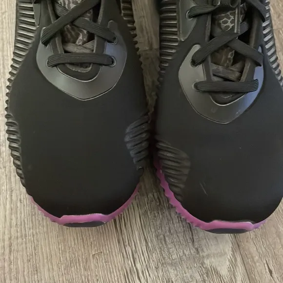 Adidas Alphabounce core black shock running shoes