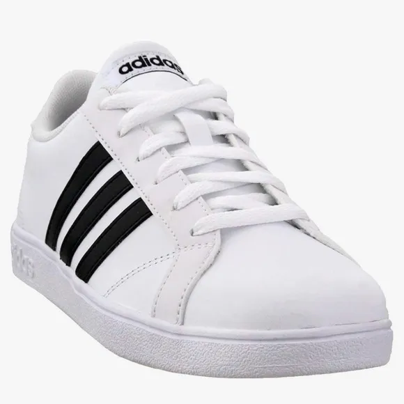 Adidas Baseline Sneakers Little Kids 11.5 | White Black | NIB | Unisex
