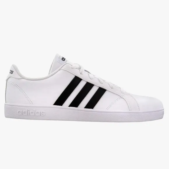 Adidas Baseline Sneakers Little Kids 11.5 | White Black | NIB | Unisex