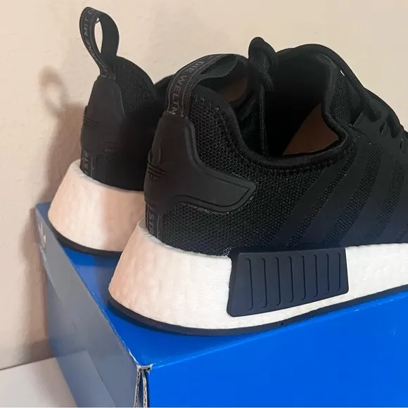 Adidas Black NMD_R1 Primeblue Sneakers Kids Women’s Unisex