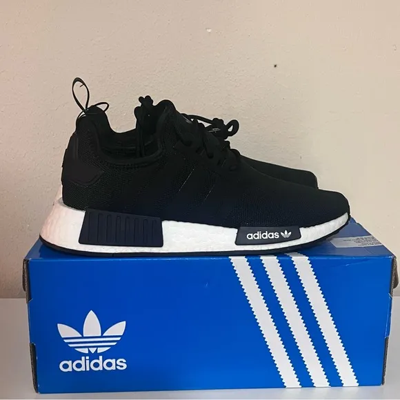 Adidas Black NMD_R1 Primeblue Sneakers Kids Women’s Unisex
