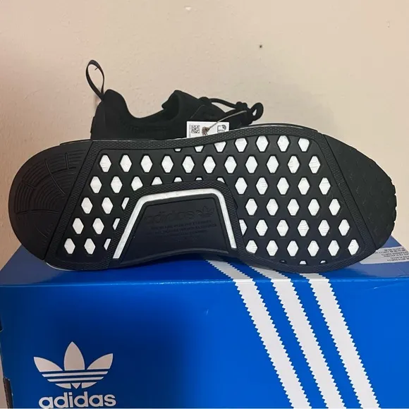 Adidas Black NMD_R1 Primeblue Sneakers Kids Women’s Unisex