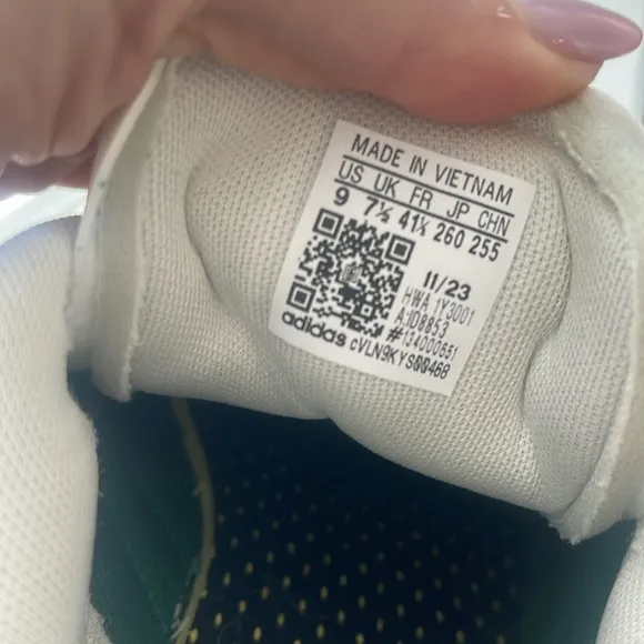 Adidas Cloudfoam Comfort Green Sneakers