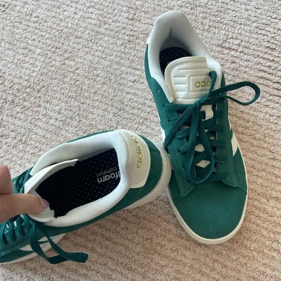 Adidas Cloudfoam Comfort Green Sneakers