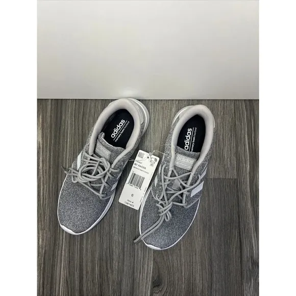 Adidas Cloudfoam QT‎ Racer Running Shoes Gray Size 6 NWT