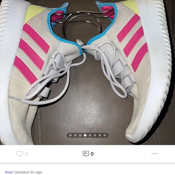 Adidas Cloudfoam Unisex Sneakers, Youth Size 7