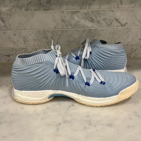 Adidas Crazy Explosive Low Primeknit  Blue Boost Men Size 20 Sneakers
