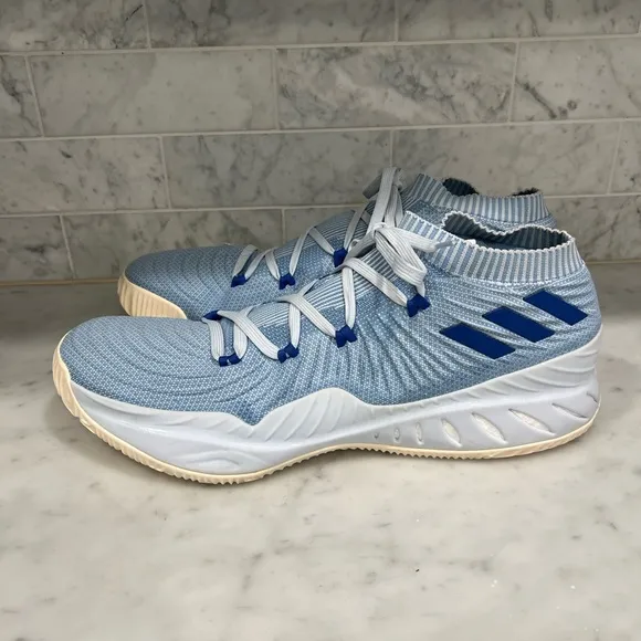 Adidas Crazy Explosive Low Primeknit  Blue Boost Men Size 20 Sneakers