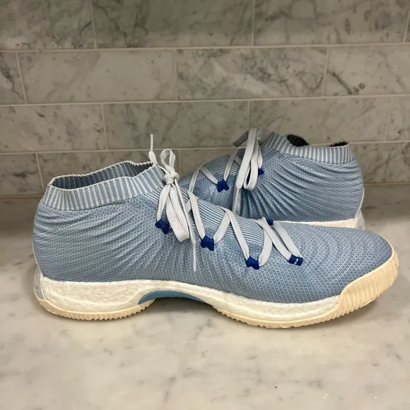 Adidas Crazy Explosive Low Primeknit  Blue Boost Men Size 20 Sneakers