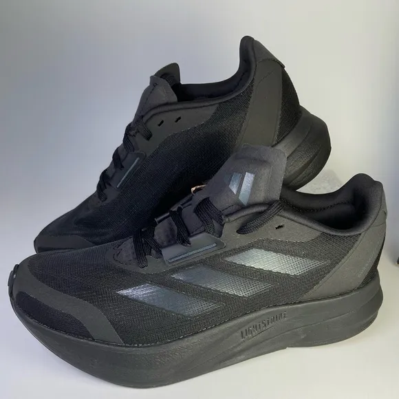 Adidas Duramo Womans Size 8 Speed Running Sneakers Shoes Black Carbon IE…