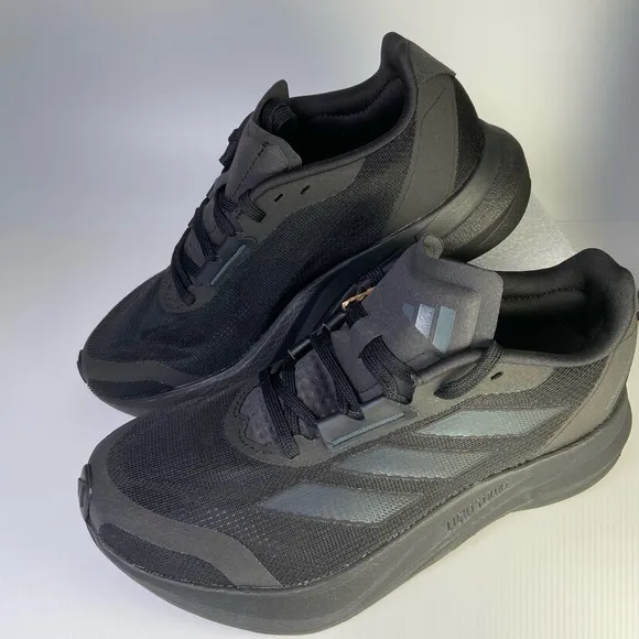 Adidas Duramo Womans Size 8 Speed Running Sneakers Shoes Black Carbon IE…