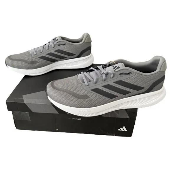 Adidas Gray Men's Running Shoes Run Falcon 5JH5185 Shoes Sneakers Size 14 Wide