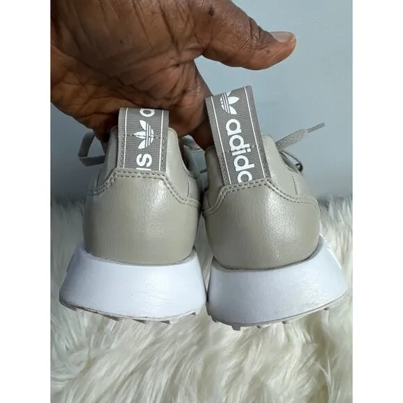 Adidas Gray Sneakers Women or Youth size 4.5 Gray White Unisex