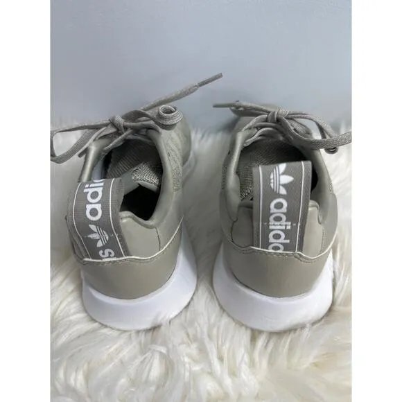 Adidas Gray Sneakers Women or Youth size 4.5 Gray White Unisex