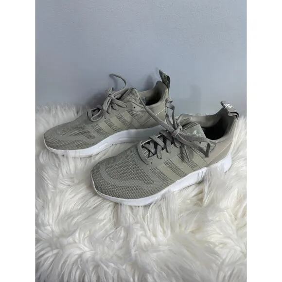 Adidas Gray Sneakers Women or Youth size 4.5 Gray White Unisex