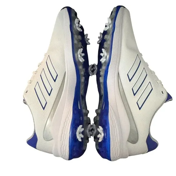 Adidas GZ23 Lightstrike Golf Shoes Men's White/Blue EVN791001, Size 11.5 NWOB