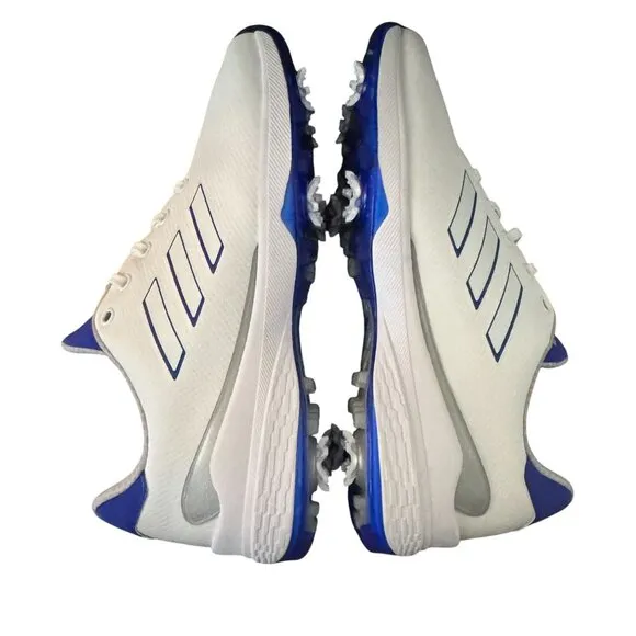 Adidas GZ23 Lightstrike Golf Shoes Men's White/Blue EVN791001, Size 11.5 NWOB