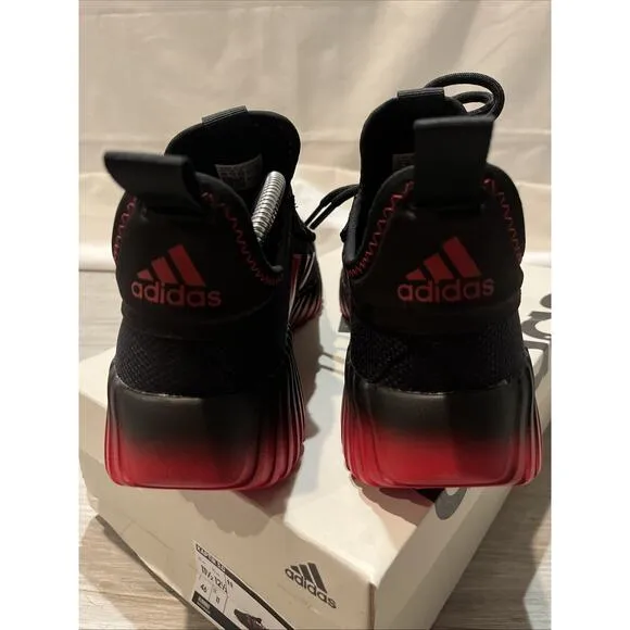 Adidas Kaptir 3.0 Running Shoes Unisex Men 11.5 Women 12.5 Red Black Jl1246