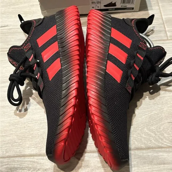 Adidas Kaptir 3.0 Running Shoes Unisex Men 11.5 Women 12.5 Red Black Jl1246