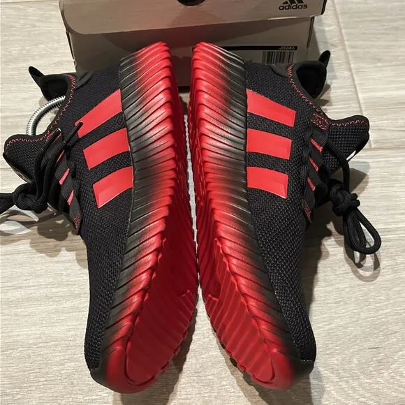 Adidas Kaptir 3.0 Running Shoes Unisex Men 11.5 Women 12.5 Red Black Jl1246
