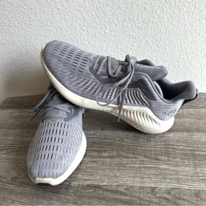 Adidas Men’s Alphabounce   Gray Running Sneakers Men’s Size 12