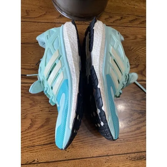 𝅺adidas Mens Energy Boost S.E Blue Running Shoes Size 11