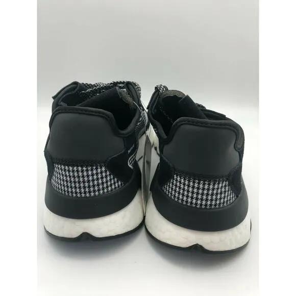 adidas Men’s Nite Jogger Casual Shoes Black/White/Silver FV3854 Size US 10.5