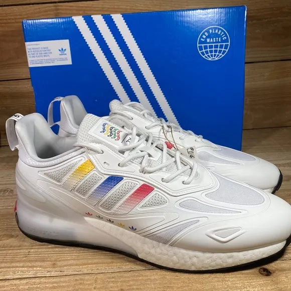 ADIDAS MEN'S ORIGINALS ZX 2K BOOST 2.0 RUNNING SHOES: GY8067: SZ 12