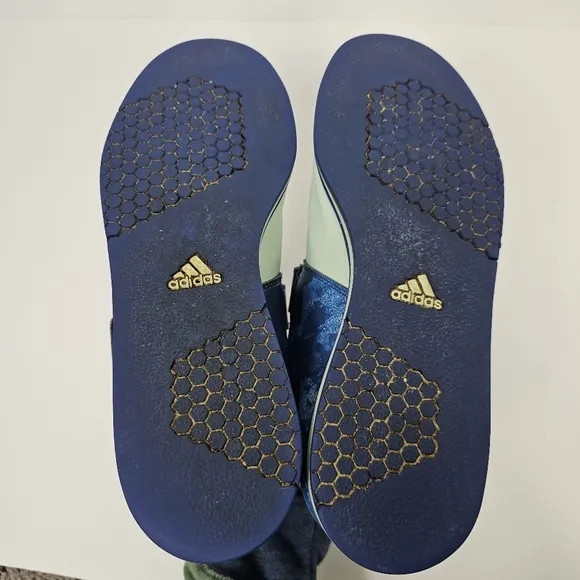 Adidas Men's Powerlift 3 Vapor Green / Blue Weightlifting Shoes 8