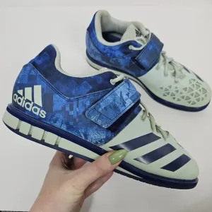 Adidas Men's Powerlift 3 Vapor Green / Blue Weightlifting Shoes 8